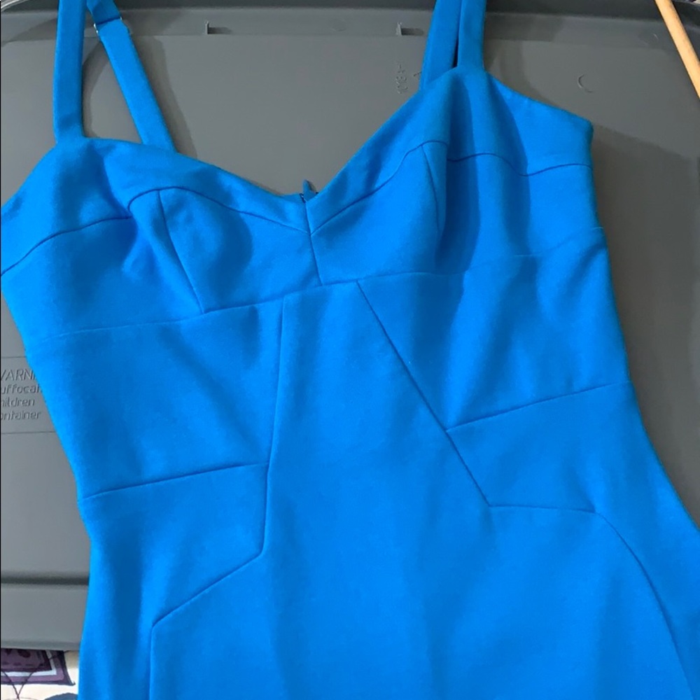 Turquoise midi dress